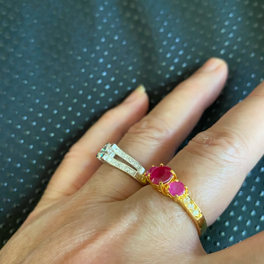 Gold Rings Ruby Rings Gold Ruby Rings Red Rings - image 8